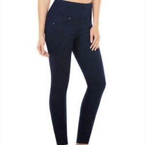 Spanx velvet blue corduroy Pull On leggings women large stretch cabincore soft